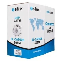 S-link SL-CAT608 UTP 305 m CAT6 Network Kablosu